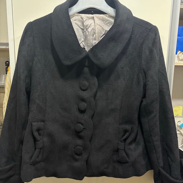 코이세이오st 리본 울 자켓