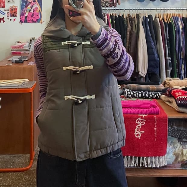 토글버튼 패딩 베스트 [무배]