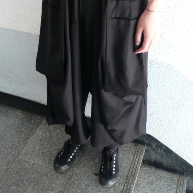 오리엔탈 린넨 배기 팬츠