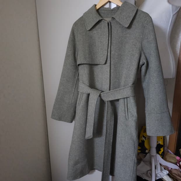 로미스튜디오 핸드메이드 루즈핏 롱코트