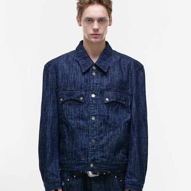 오퍼스0012 OPUS0012 인디고 데님 자켓 M