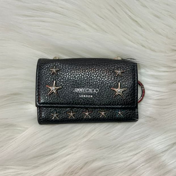 jimmy choo wallet 지미 추 별 스터드 미니 지갑