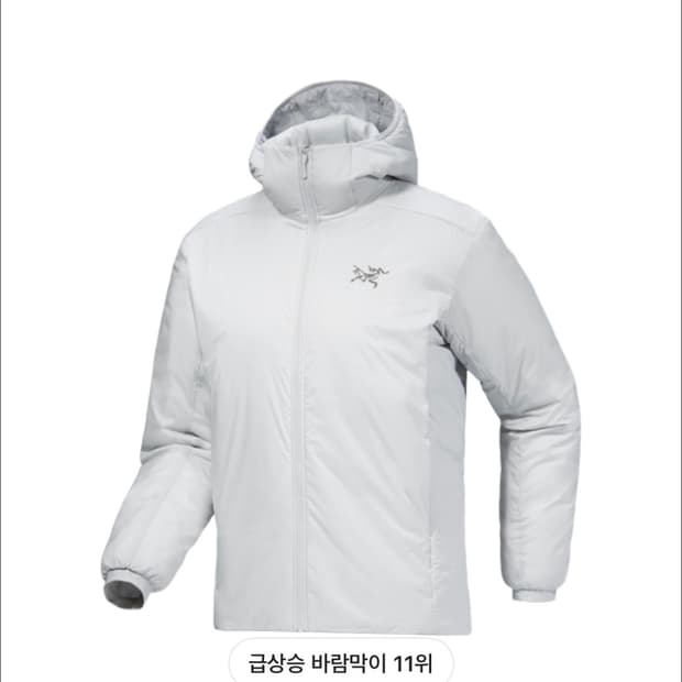 아크테릭스 아톰 SV 후디 솔리튜드 새제품