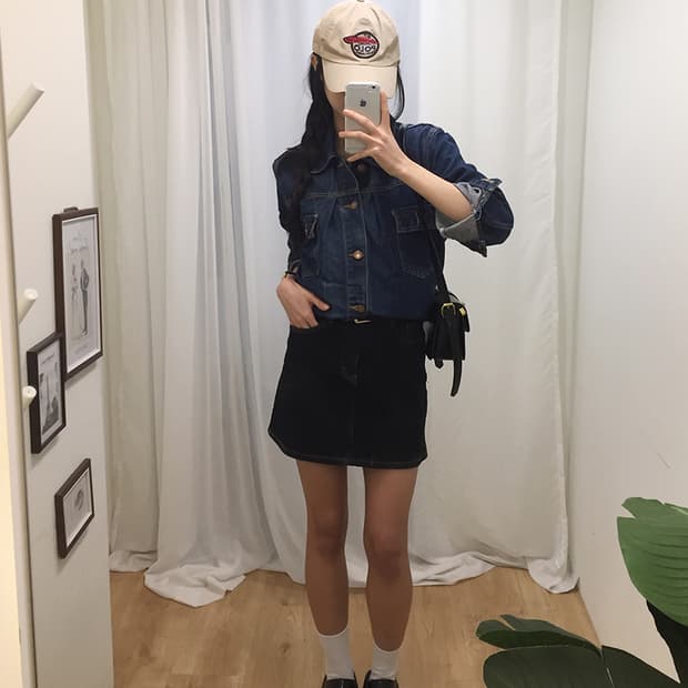 Women Vintage Denim Jacket 100