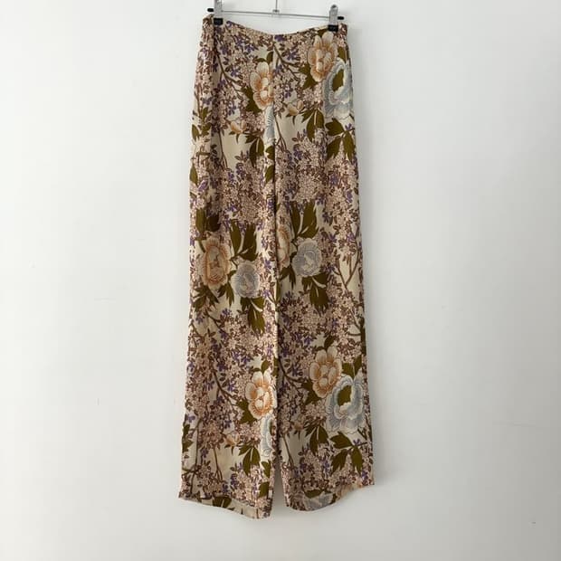 KENZO oriental silk pants