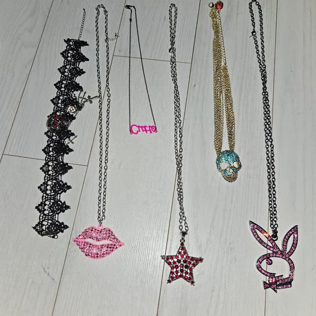 커스텀 목걸이 갸루펑크고스빈티지