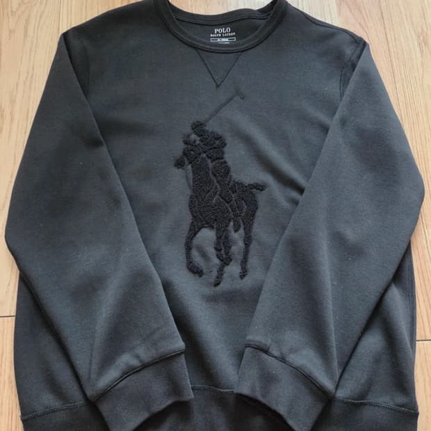 폴로 랄프로렌 빅포니 맨투맨 블랙 M (100)