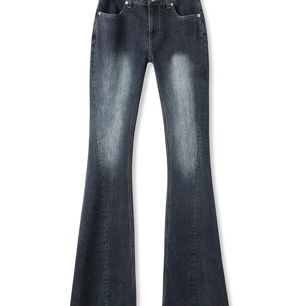 Shadow Line Bootscut Pants_Deep Blue