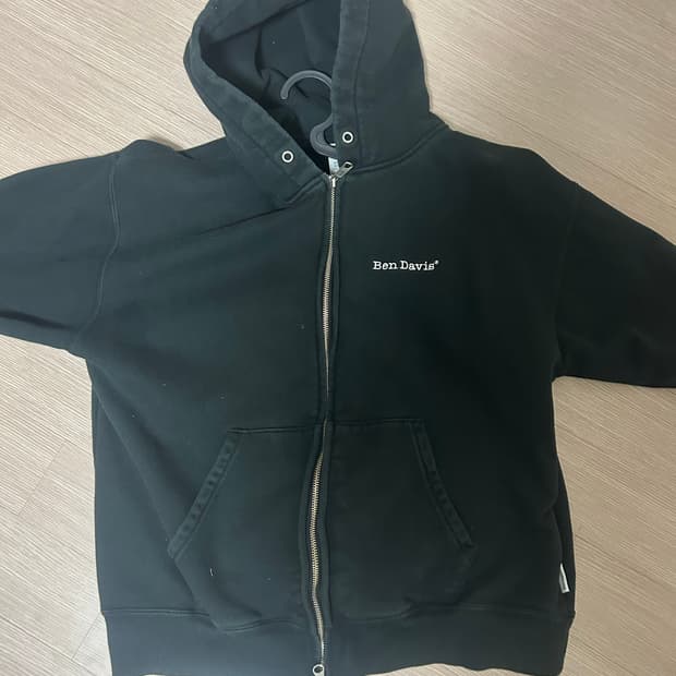 벤데이비스 후드집업 M사이즈 블랙