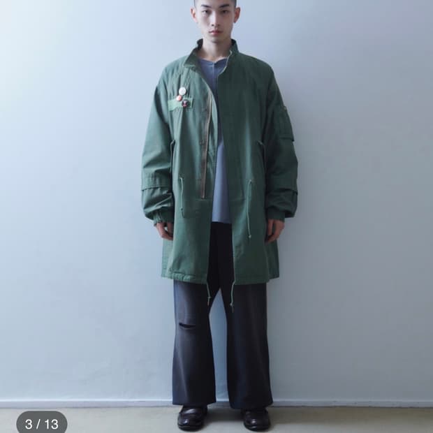 아마이유우츠 스플릿 피쉬테일 파카