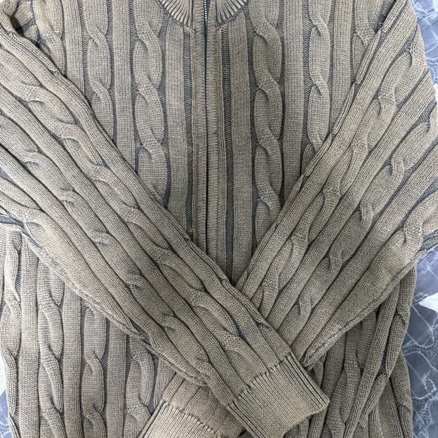 트릴리온 집업 니트