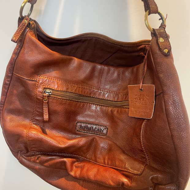 로왈란 가죽 숄더백