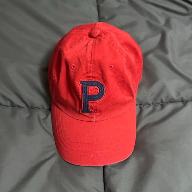 폴로 랄프로렌 레드 볼캡
