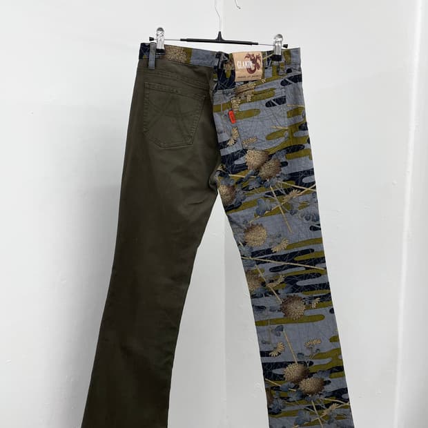 JPN 글램디 오리엔탈 자수 디테일 팬츠*레어