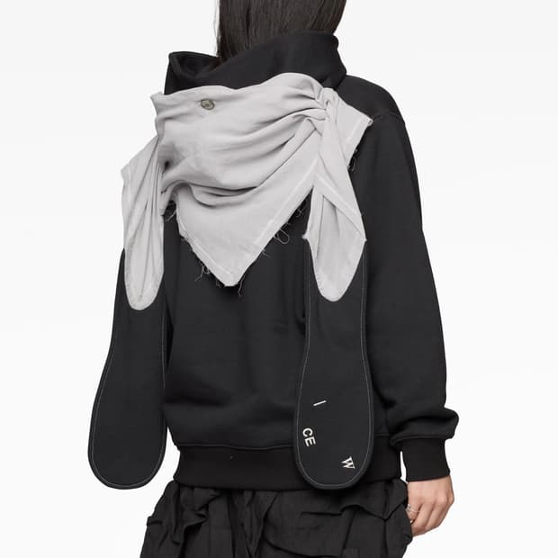 Venicew scarf hoodie