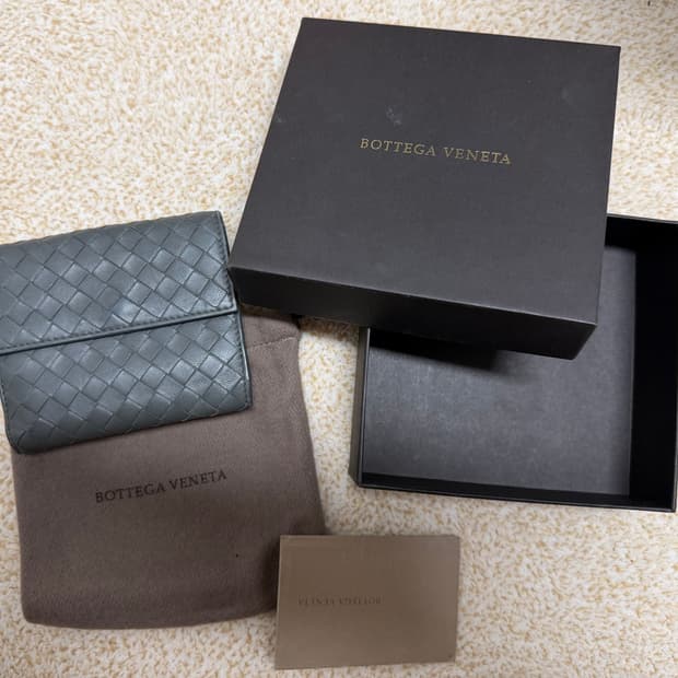 [정품] 보테가베네타 인트레치아노 반지갑 