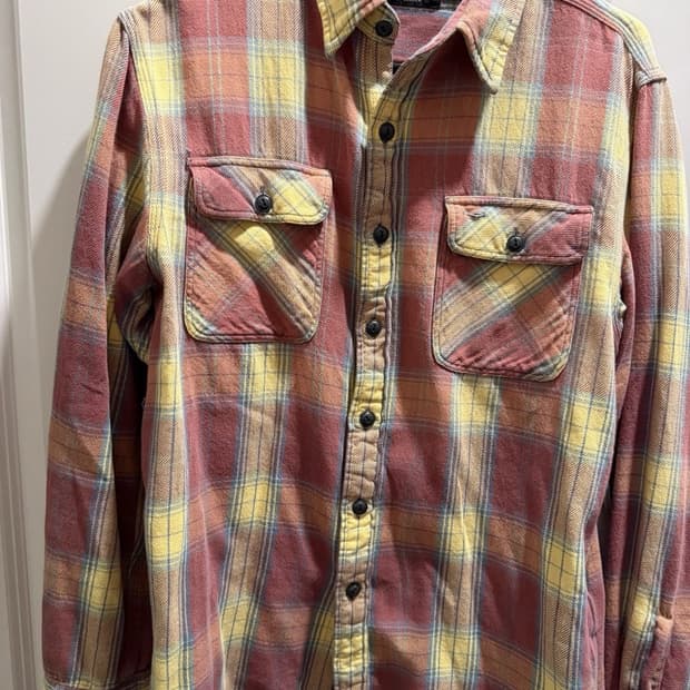 RRL 더블알엘 플래드 트윌 워크 셔츠