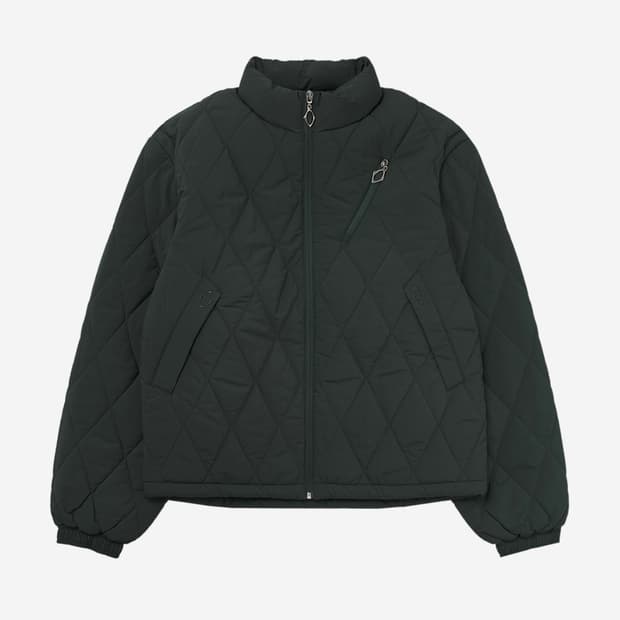 미스치프) Rhombus Quilted Bomber Jacket M