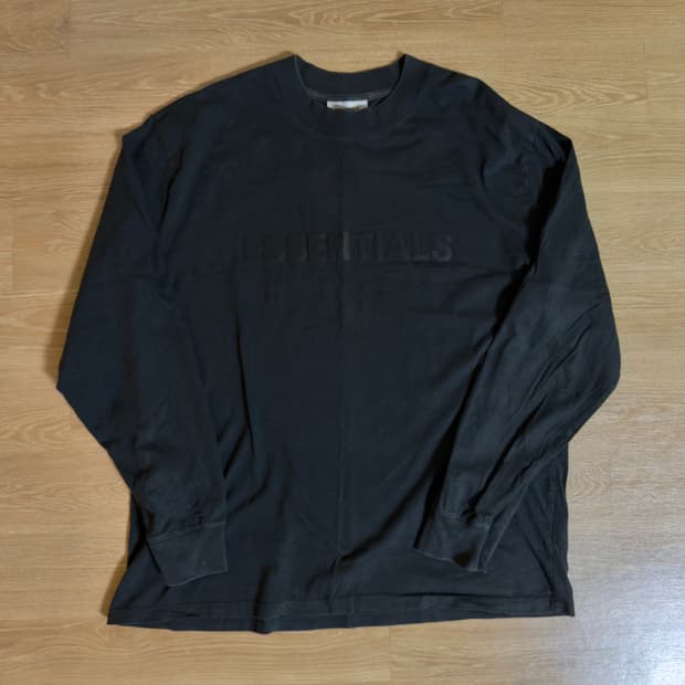 Essentials 러버 로고 티셔츠 XL
