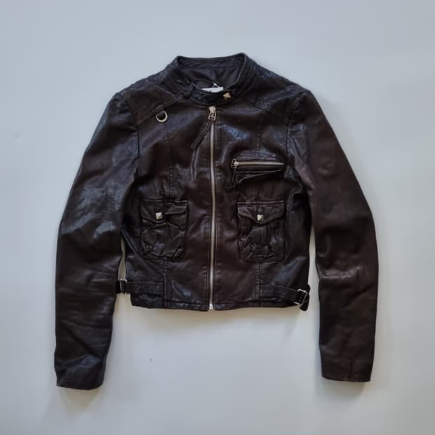 빈티지 램스킨 레더자켓 