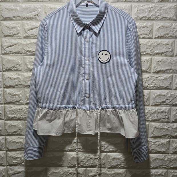 랩X스마일리월드 LAP X SMILEYWORLD 콜라보 셔츠 블라우스 S