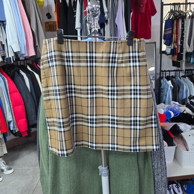 스튜디오톰보이 체크 미니스커트 (1419)