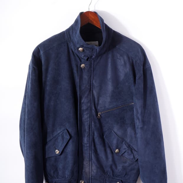 INTERMEZZO Suede Harrington Jacket