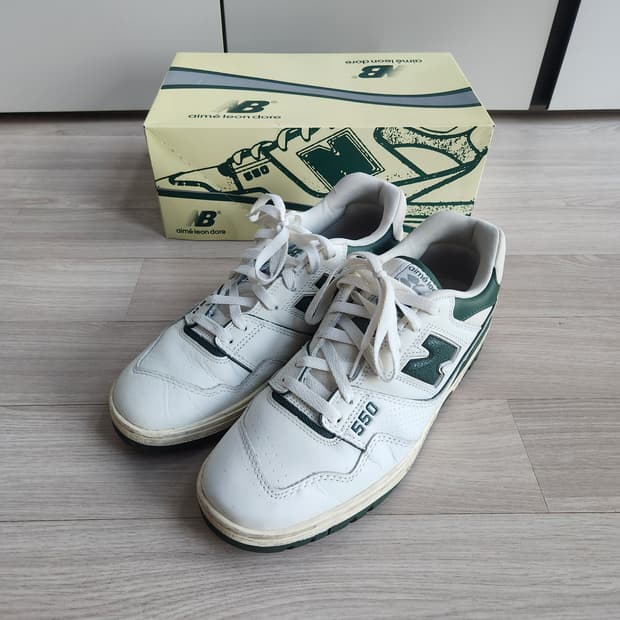 뉴발란스 에임레온도르 550 그린 270 aime leon dore