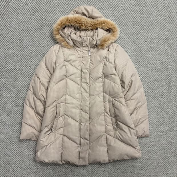 발망 퍼 후드 덕다운 패딩 v1793