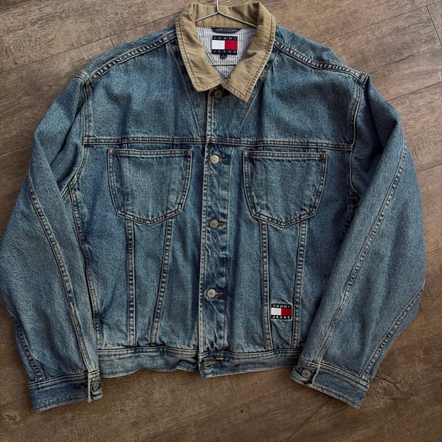 90s 타미진스 데님 자켓 XL