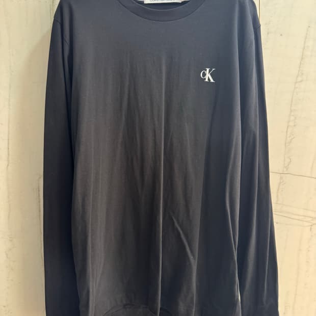 Calvin Klein Jeans CK 로고 롱슬리브 티셔츠