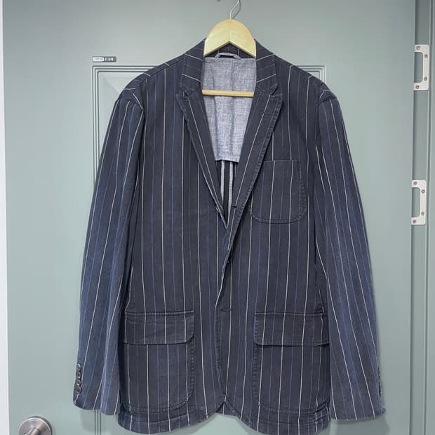 폴로 랄프로렌 스트라이프 블레이저 40R