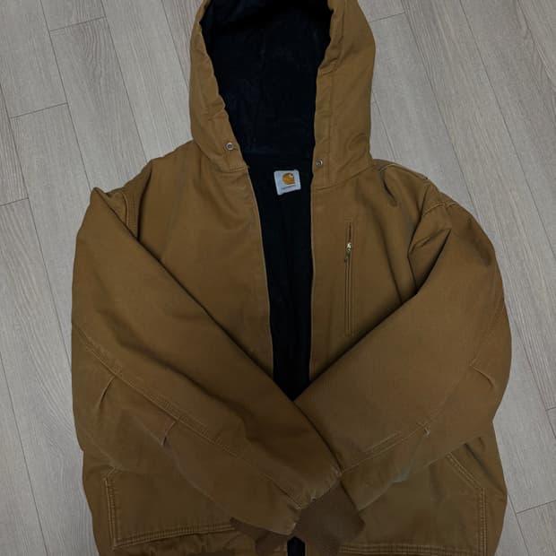 칼하트 j130 빈티지 액티브자켓 브라운