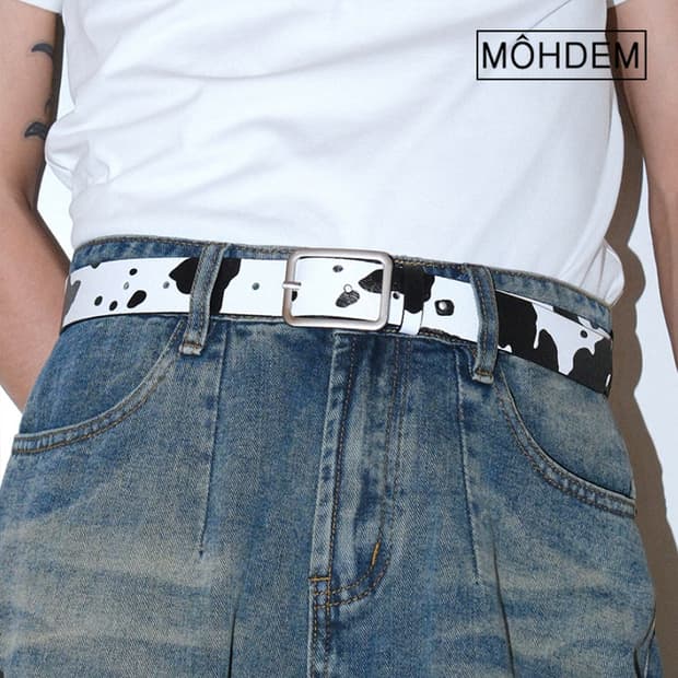 [Unisex] 애니멀 패턴 송치털 벨트