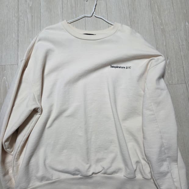 오버사이즈 유니폼 스웻셔츠 (오트밀)