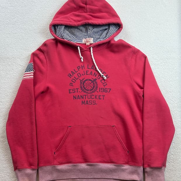 폴로 미국 후드티