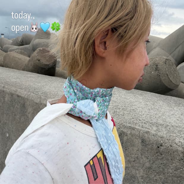 [프리오더 8.14부터 순차출고]egguflowerrabbitscarf