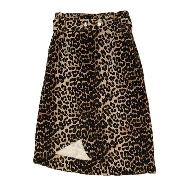 Ganni leopard skirt 36