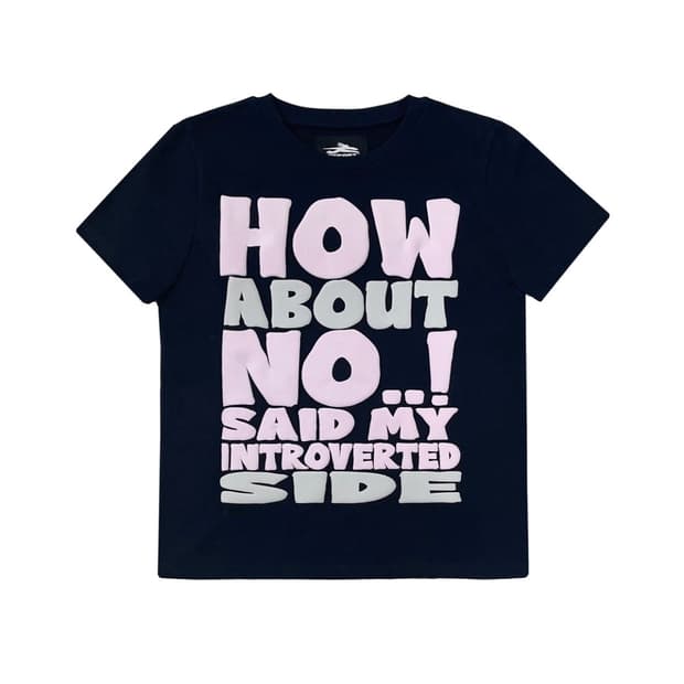 xenoreport HOW ABOUT NO TEE (NAVY)