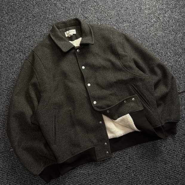 라퍼지스토어 울 블루종 봄버 자켓 1778