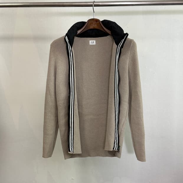 C.P company zip hoodie knit 