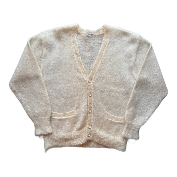 빈티지 울 가디건