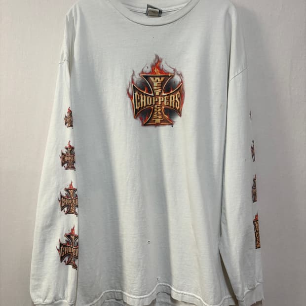[XL] West Coast Choppers 플레임 롱슬리브