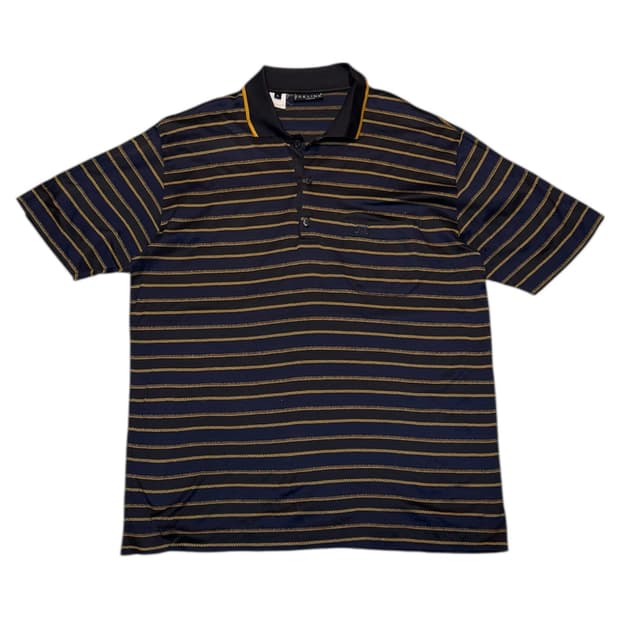 90s 올드 셀린느 옴므 아카이브 스트라이프 반팔 카라티