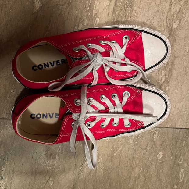 컨버스 올스타 레드 로우 