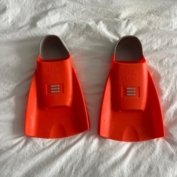 Dmc 하이드로 숏핀 오리발 오렌지 S