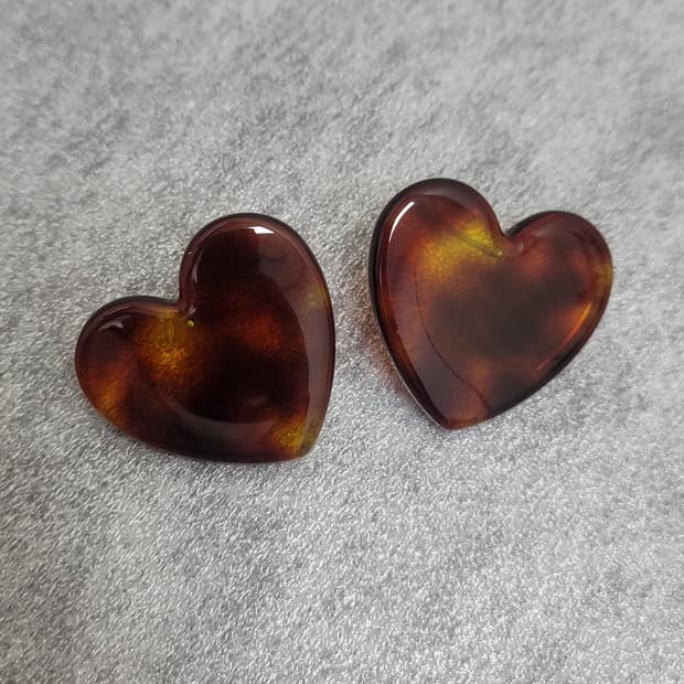 aznavour heart earrings