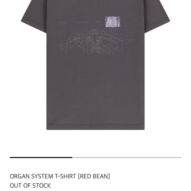 산산기어 Organ system T-shirt (2)사이즈