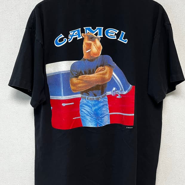90s 빈티지 카멜 프로모 티셔츠 싱글 스티치 camel