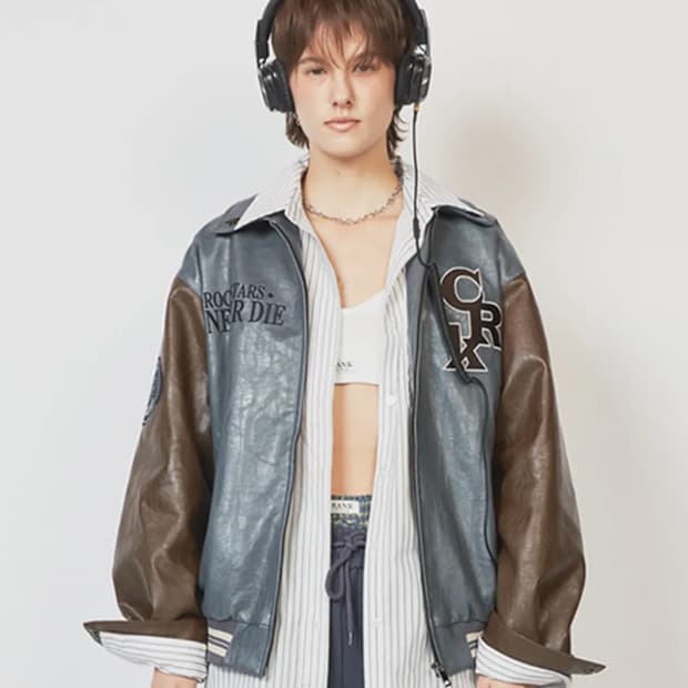 크랭크 스타디움 바시티 자켓